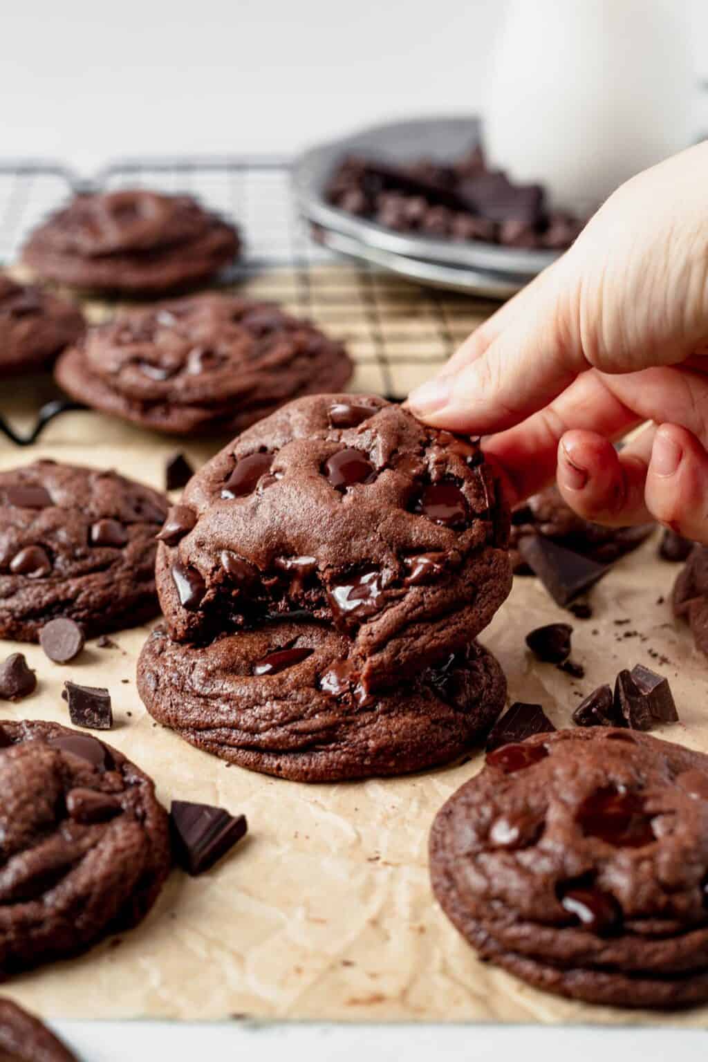 Death by Chocolate Pudding Cookies | What Molly Made