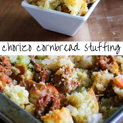 Chorizo Cornbread Stuffing What Molly Made