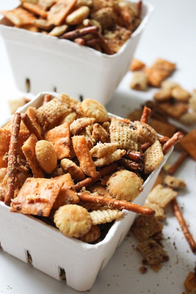 Cheesy Brown Butter Chex Mix Recipe What Molly Made