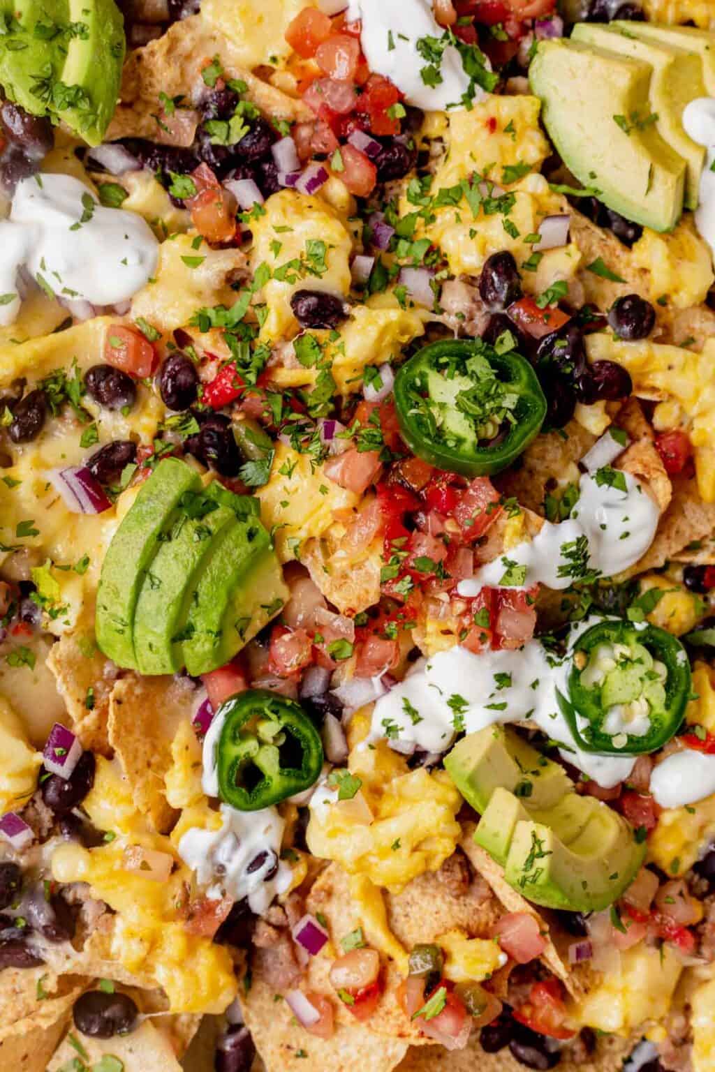 Best Loaded Breakfast Nachos Recipe (Healthy & Easy)