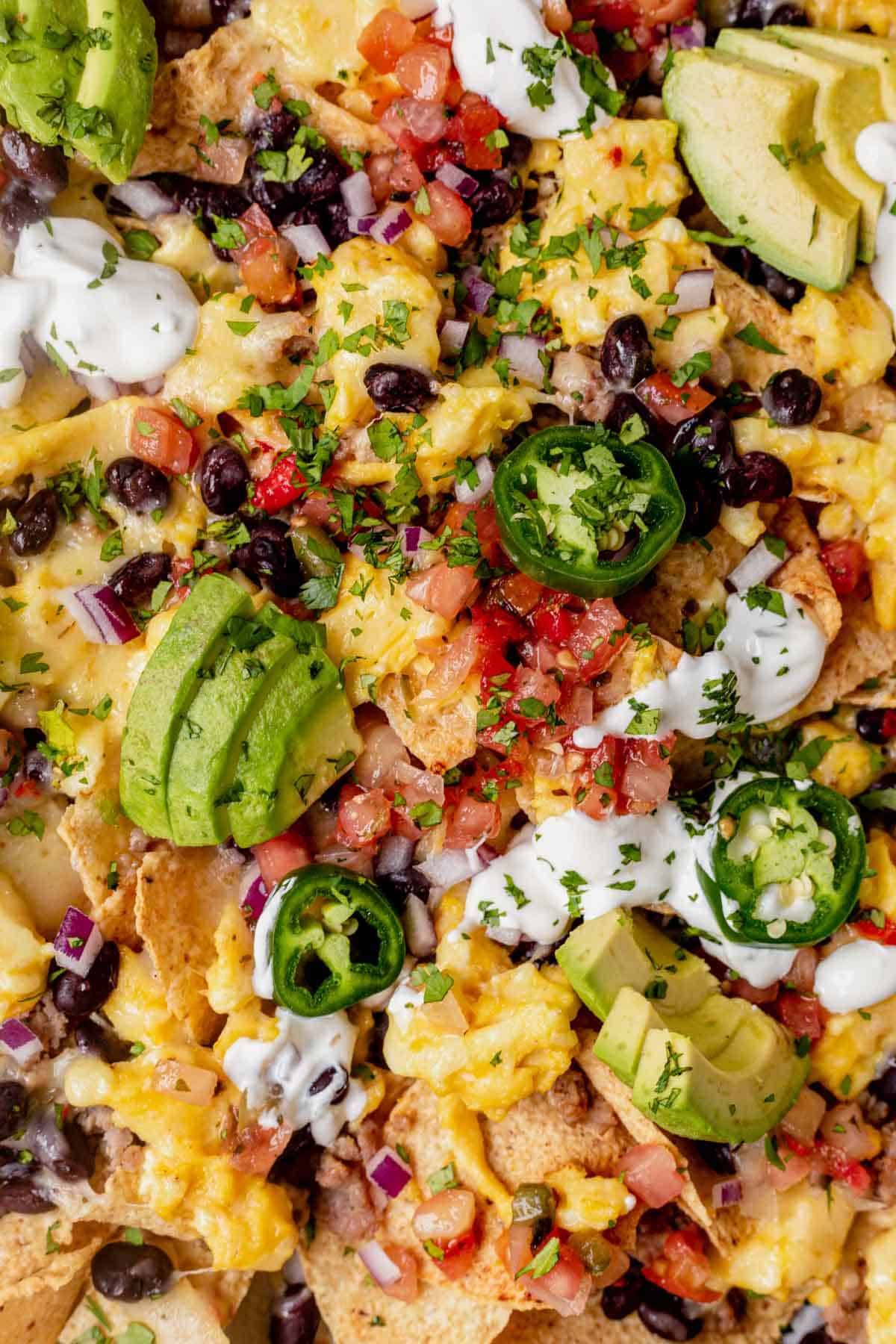 Breakfast for Dinner Nachos