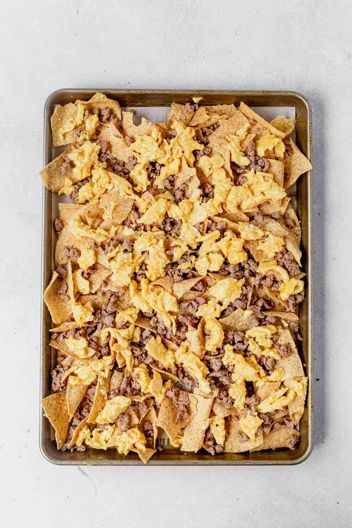 Breakfast for Dinner Nachos