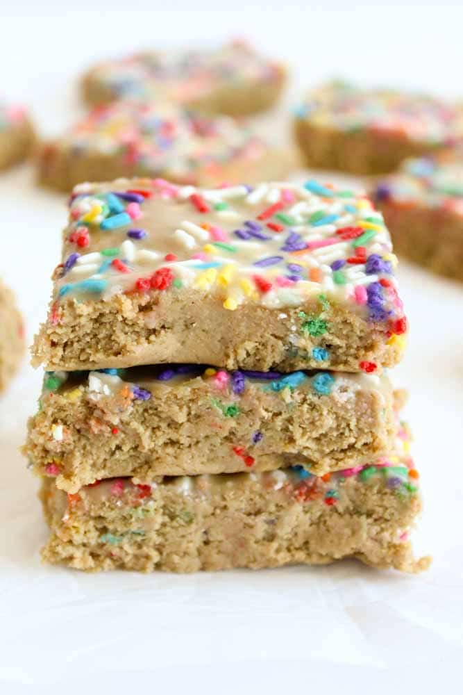 Healthy Funfetti Protein Bars