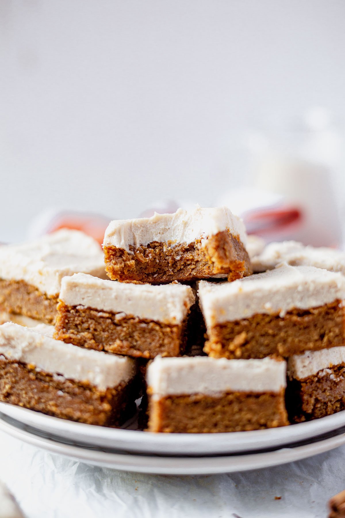 Sheet Pan Pumpkin Bars with Cream Cheese Frosting - Cooking With Carlee