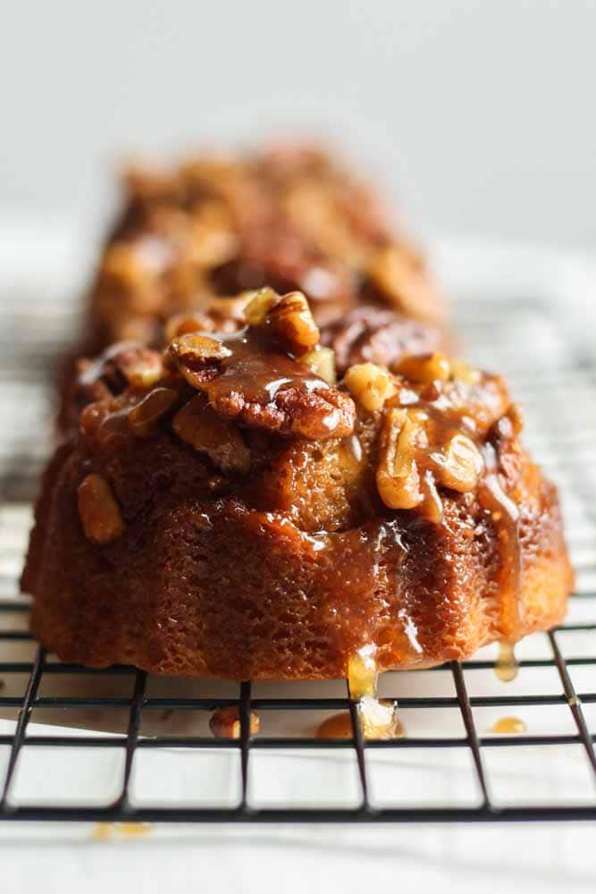 Mini Toffee Bundt Cakes Recipe