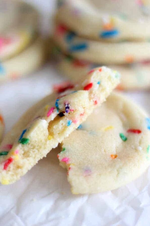 Soft and Chewy Funfetti Sugar Cookies Recipe