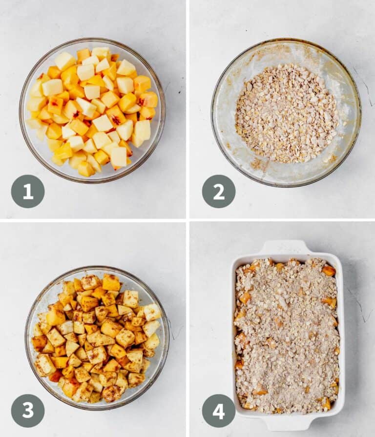 Peach Apple Crisp What Molly Made