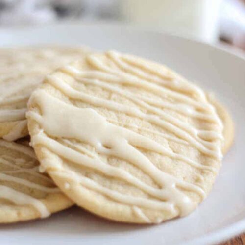 Chewy Maple Sugar Cookies With Maple Syrup Icing