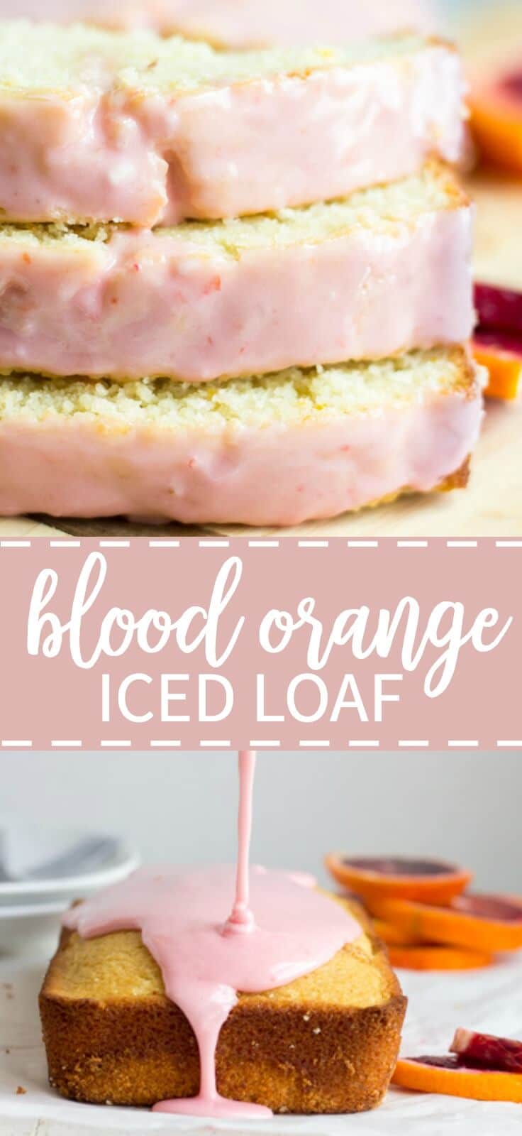 With a gorgeous pink color, this iced blood orange loaf is packed with flavor and has a moist texture all your close ones will love. The icing is naturally flavored with blood orange juice and makes it the perfect Valentine's Day dessert.