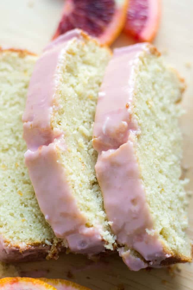 With a gorgeous pink color, this iced blood orange loaf is packed with flavor and has a moist texture all your close ones will love. The icing is naturally flavored with blood orange juice and makes it the perfect Valentine's Day dessert.