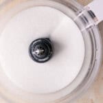 sugar pulsed in a food processor