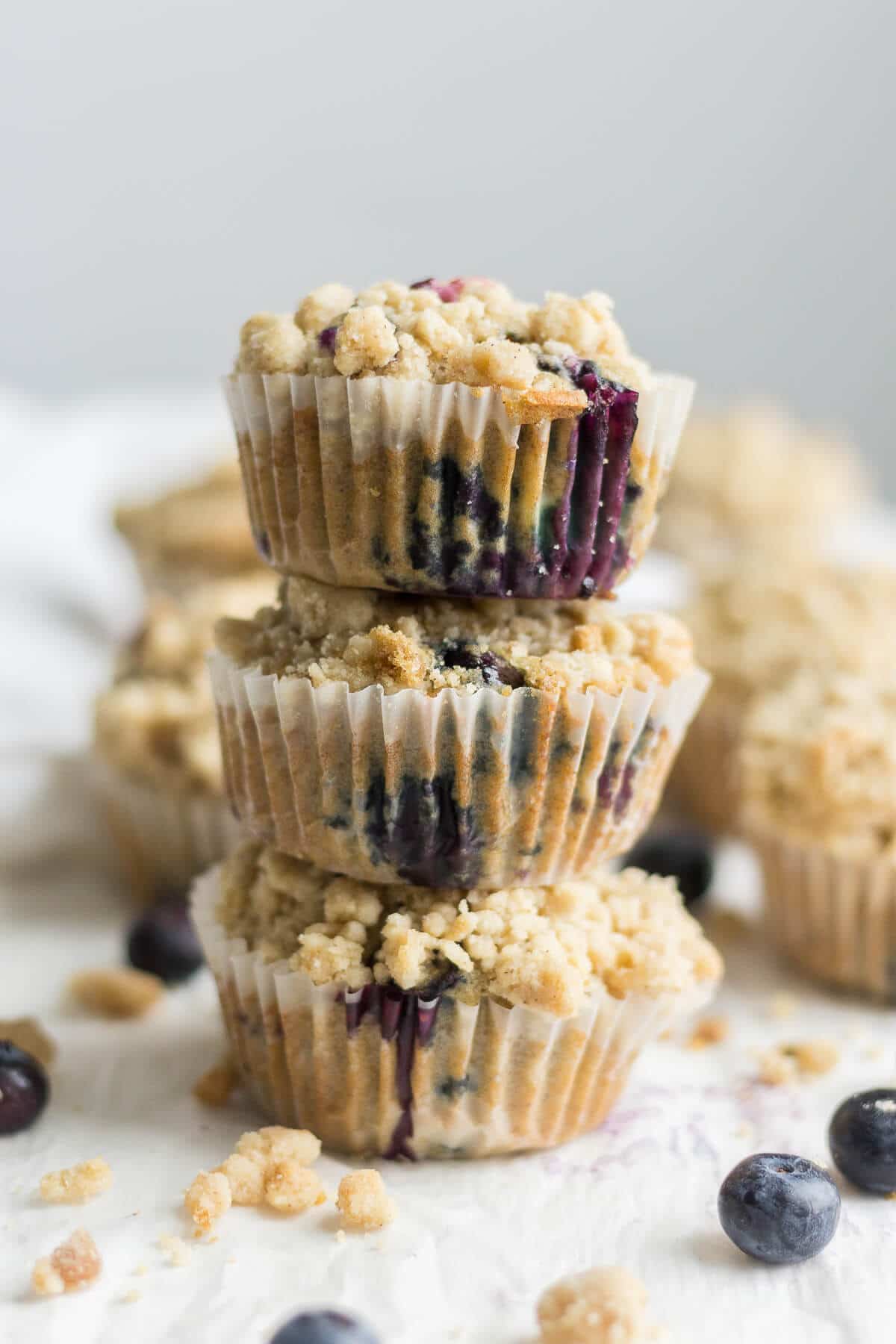 Muffin Tops Recipe (Blueberry Crumb Version)