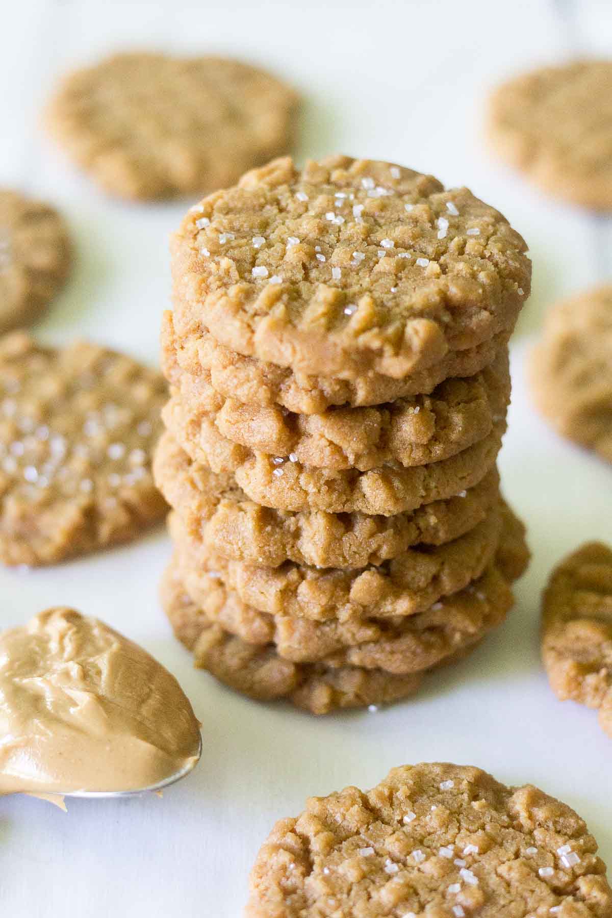 peanut butter flourless cookies