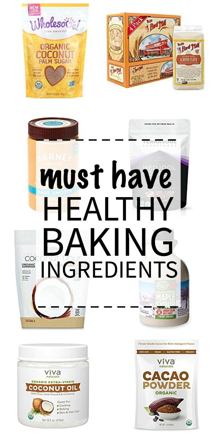 If you love to bake, but also love to find ways to incorporate healthier ingredients into your life, this post is for you. These must have healthy baking ingredients will help you make the best (and healthiest) baked goods around. These ingredients are no fuss and so easy to find.