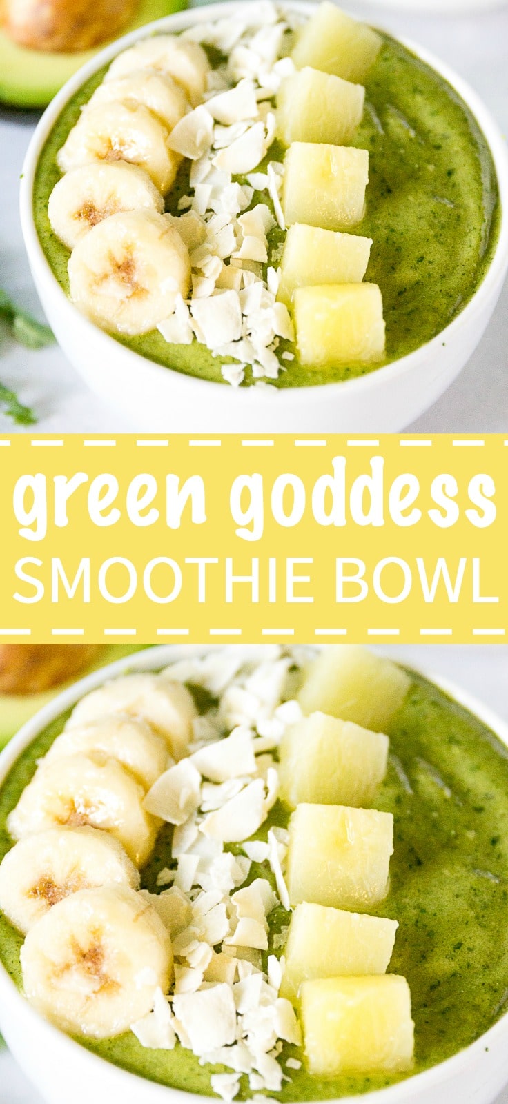 green smoothie bowl recipe