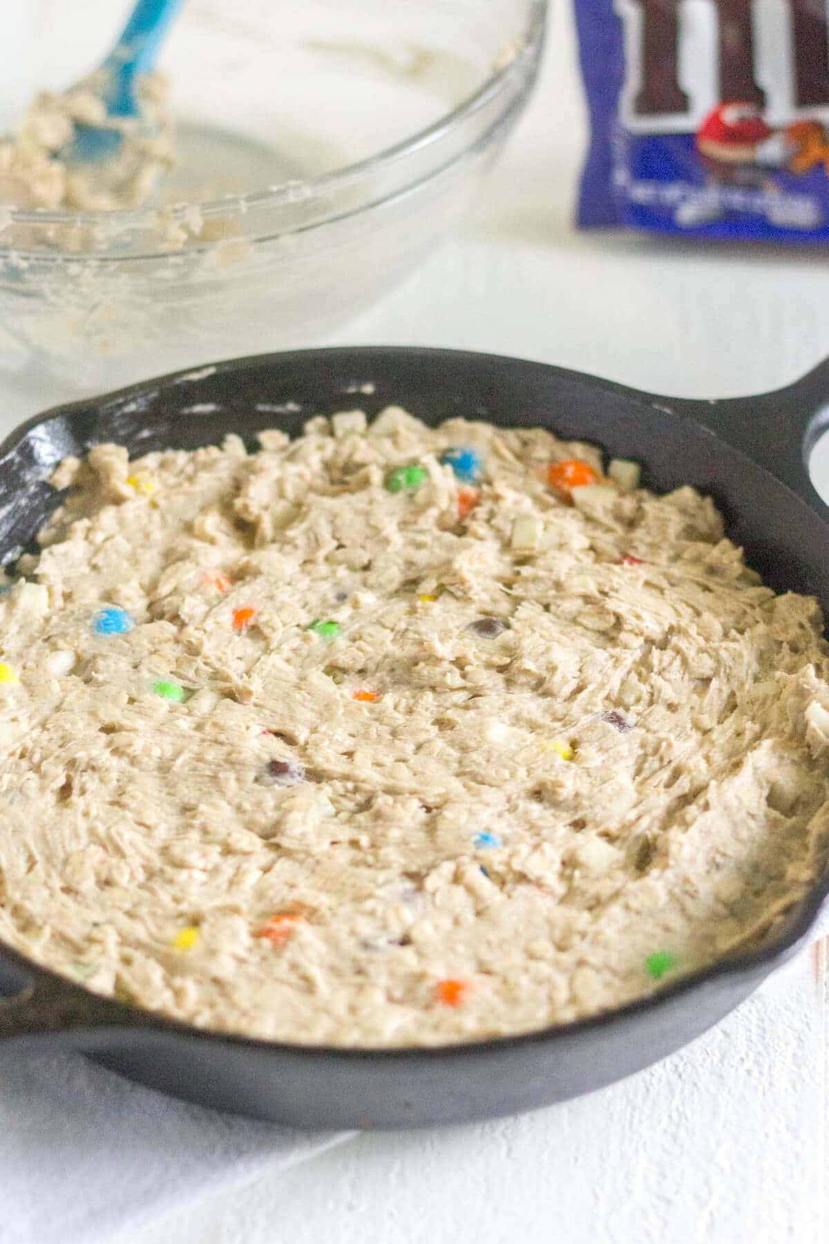 Caramel Apple Cast Iron Skillet Cookie - What Molly Made