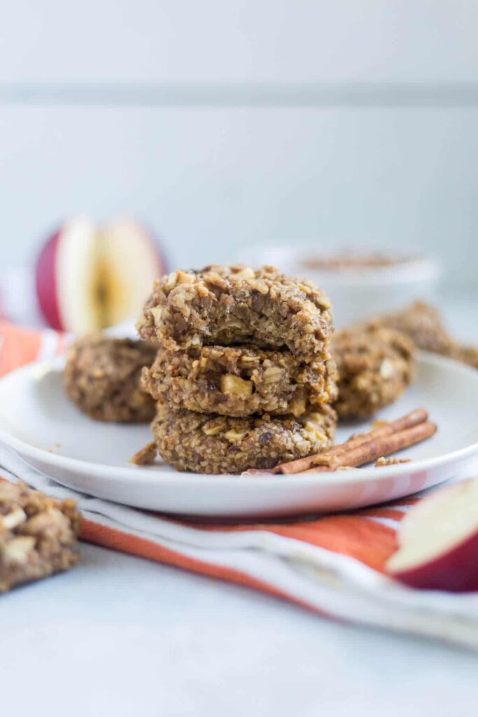 Apple Cinnamon Oatmeal Breakfast Cookies What Molly Made