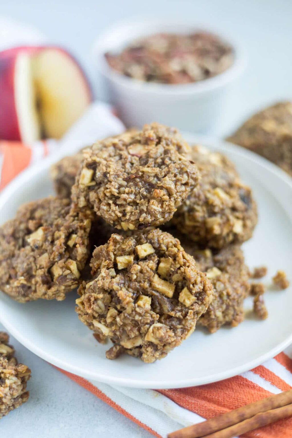 Apple Cinnamon Oatmeal Breakfast Cookies What Molly Made