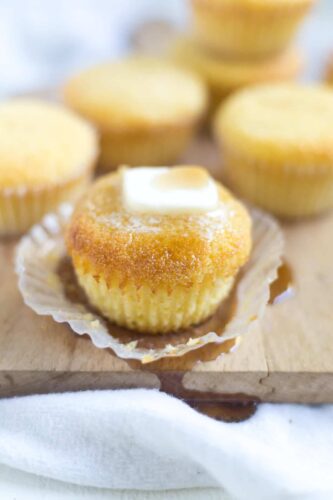 Rich with sweet and savory flavor, these maple brown butter cornbread muffins will be the star of your Thanksgiving spread. Serve them warm with butter and cinnamon for a side dish you won't forget!