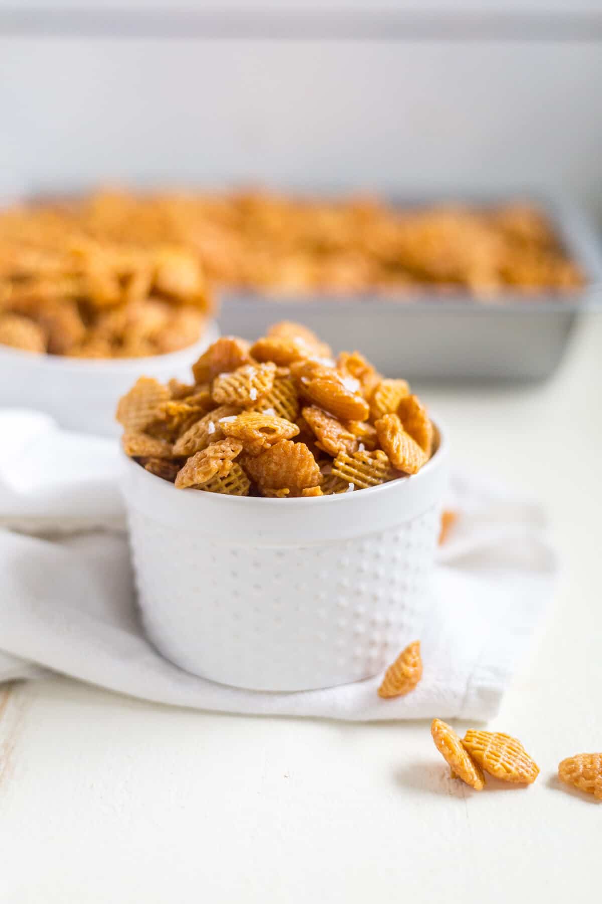 caramel crispix snack mix