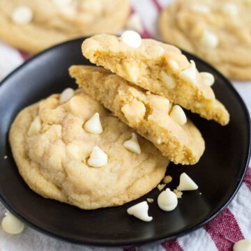 Thick, soft and chewy, these white chocolate macadamia nut cookies are a delicious addition to your cookie list. They’re so easy to make and they freeze really well!