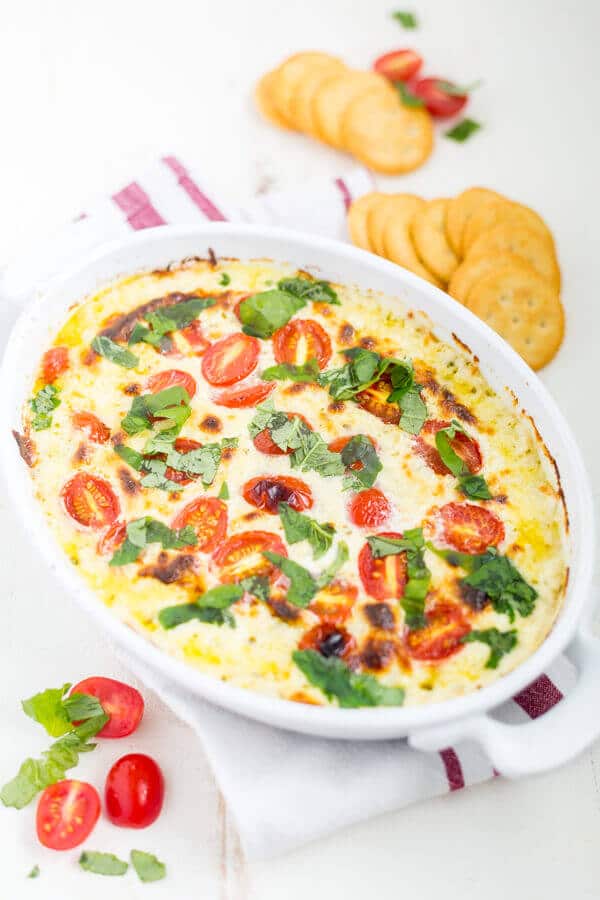 baked caprese dip