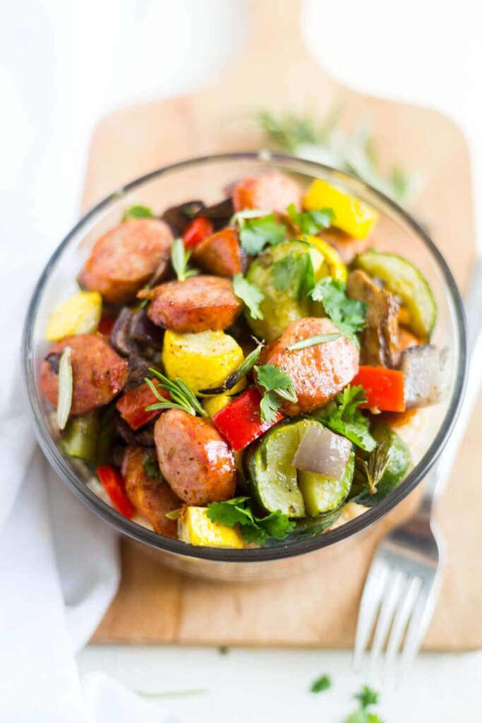 Sheet Pan Sausage and Veggies - What Molly Made