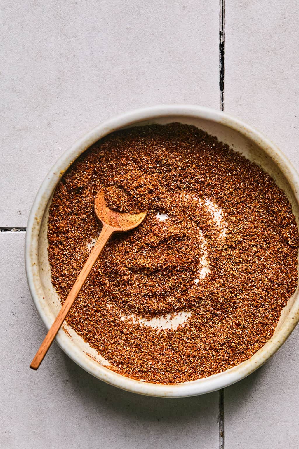 fajitas seasoning mixed in a bowl.