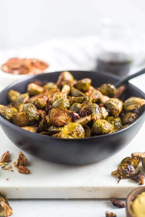 baked brussel sprouts balsamic