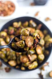 Crispy Balsamic Brussel Sprouts | What Molly Made