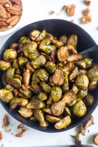 Crispy Balsamic Brussel Sprouts | What Molly Made