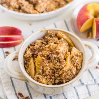 healthy apple crisp