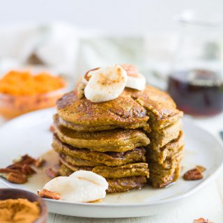 healthy pumpkin pancakes