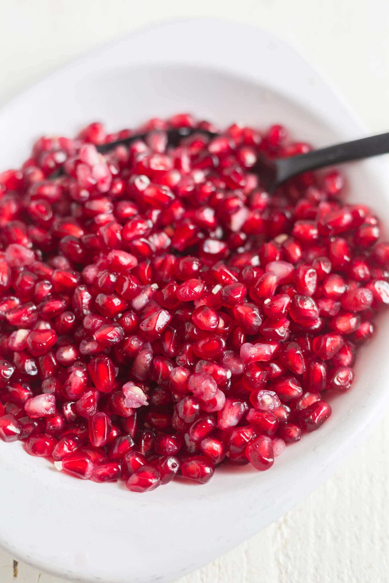 pomegranate seeds for pear salad