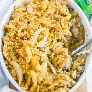 vegan gluten free green bean casserole