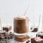 hot chocolate on a stick