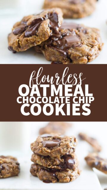 Flourless Oatmeal Chocolate Chip Cookies | What Molly Made