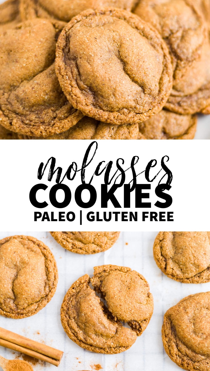paleo molasses cookies