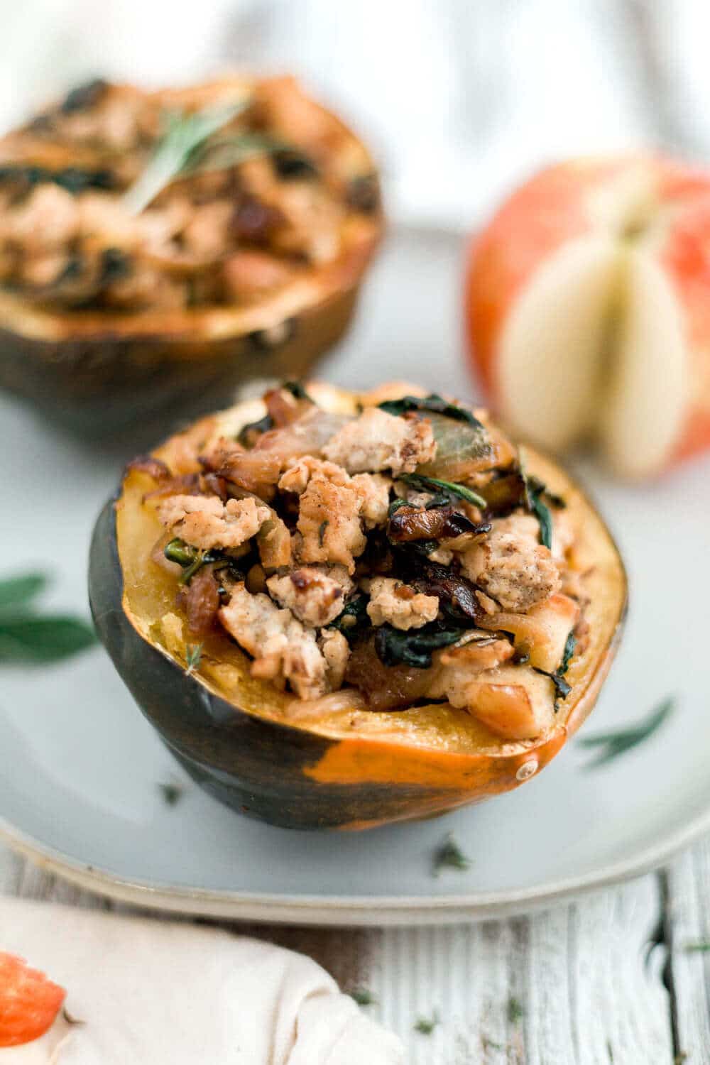 stuffed acorn squash