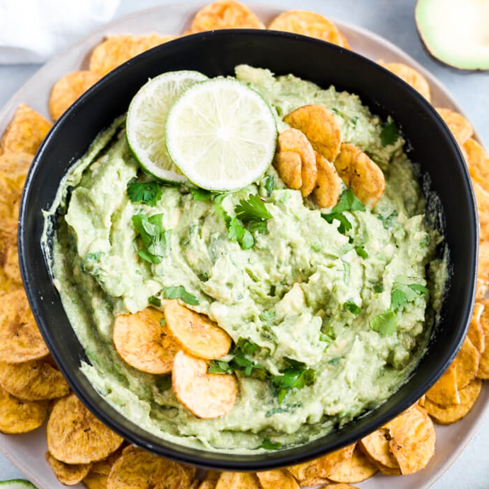 Creamy Avocado Dip Dairy Free Vegan What Molly Made 7732