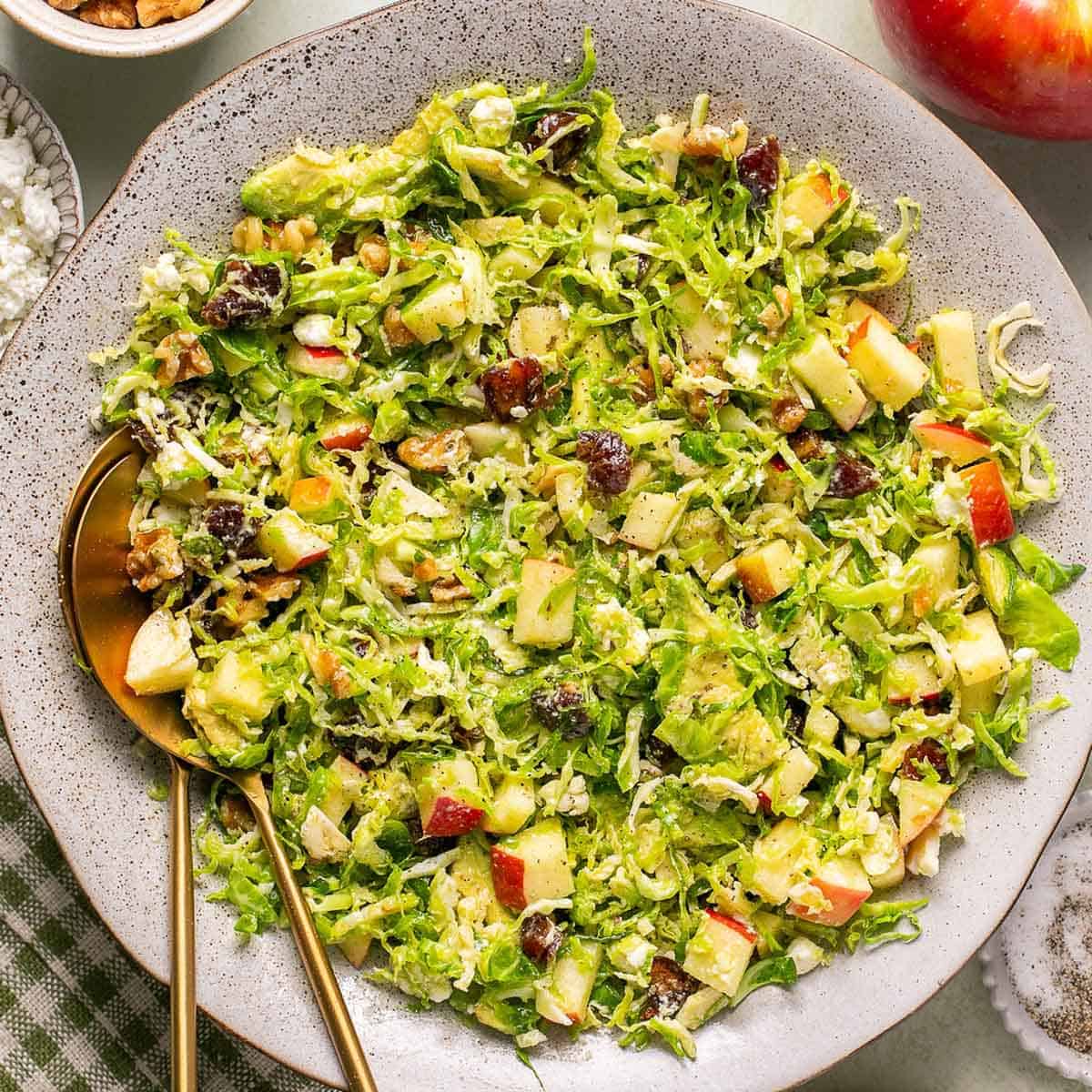 Shaved Brussel Sprout Salad Recipe-image