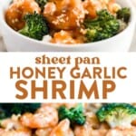 sheet pan honey garlic shrimp