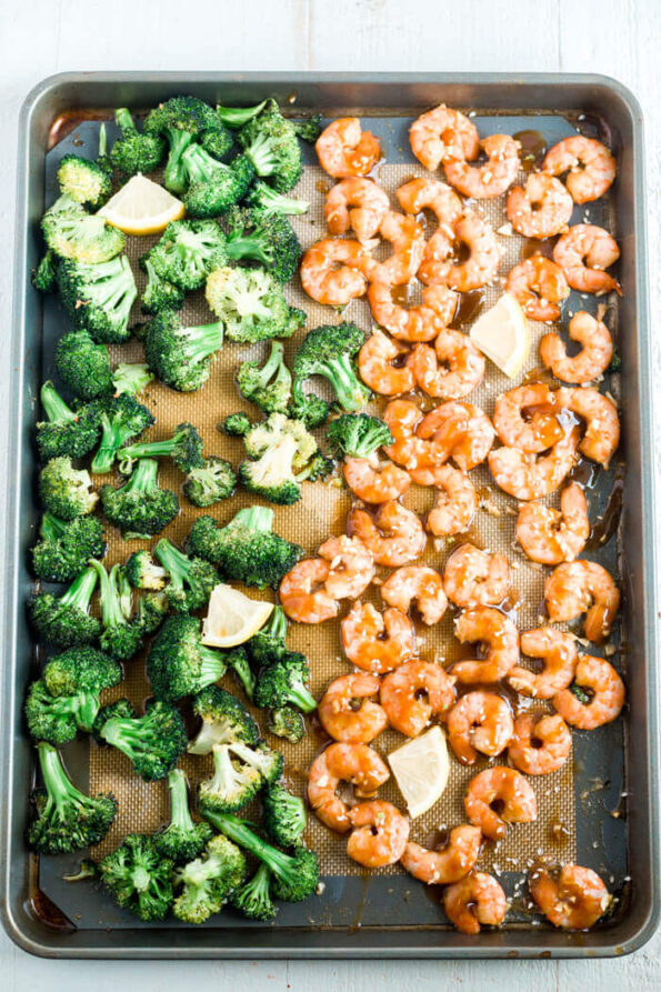 Sheet Pan Honey Garlic Shrimp What Molly Made