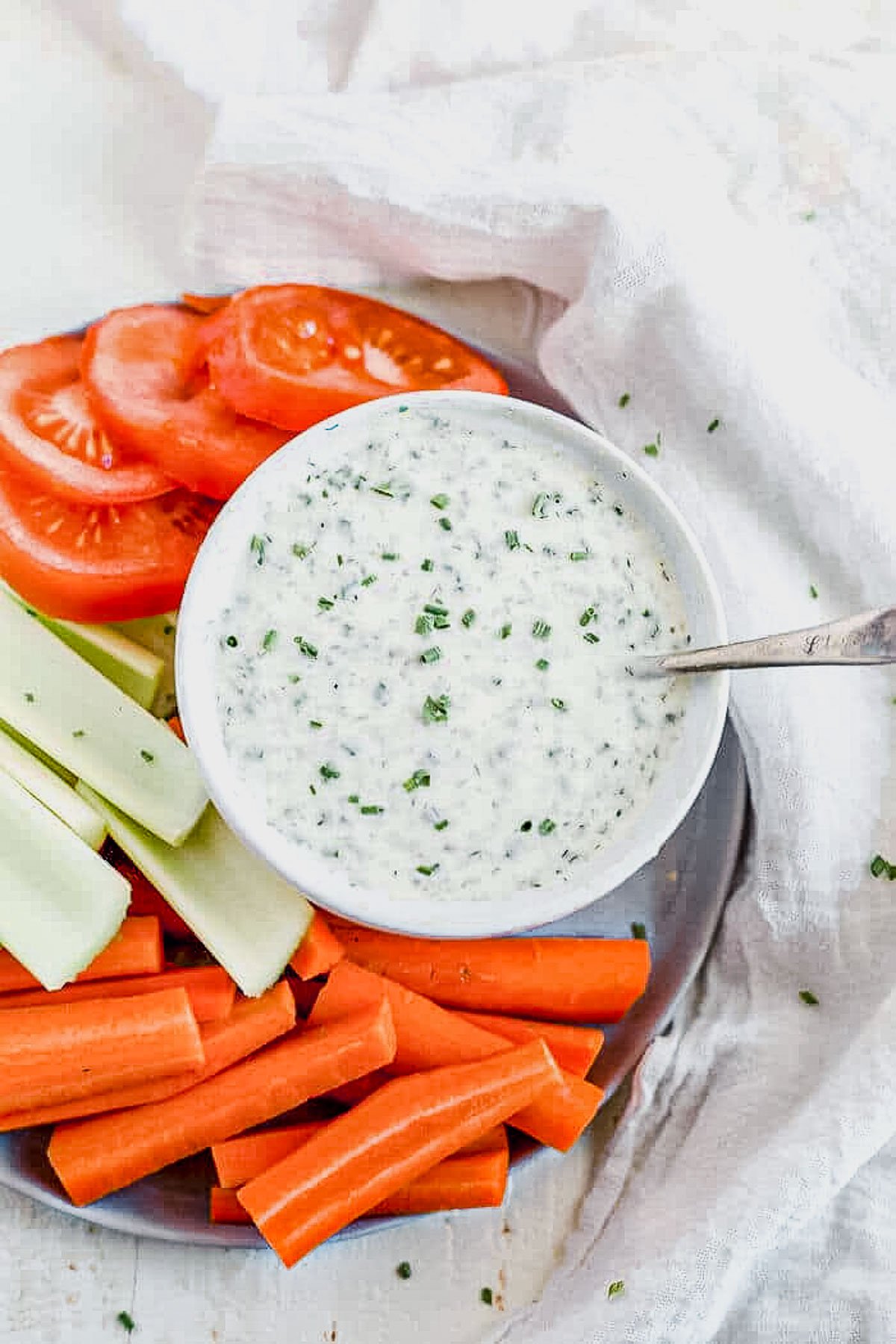 Whole30 Ranch Dressing - (Gluten - Free Paleo) Fresh Herbs, Creamy