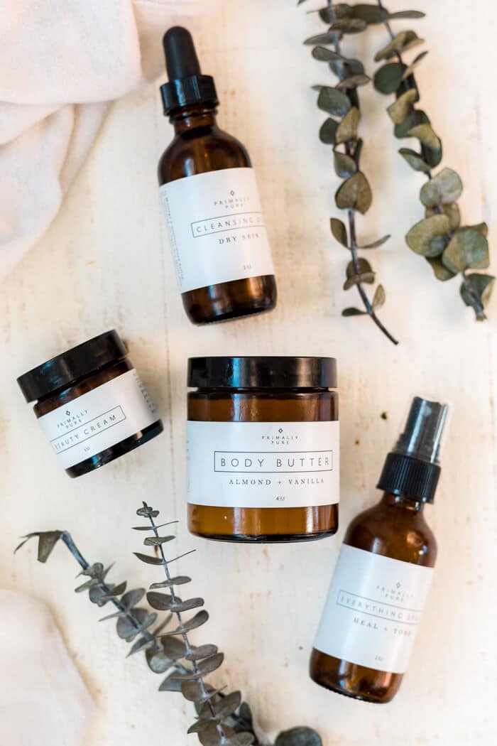 primally pure skincare products for an all natural skincare routine