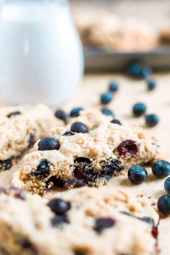 blueberry gluten free scones