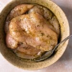 Chicken breasts coated in Greek seasoning