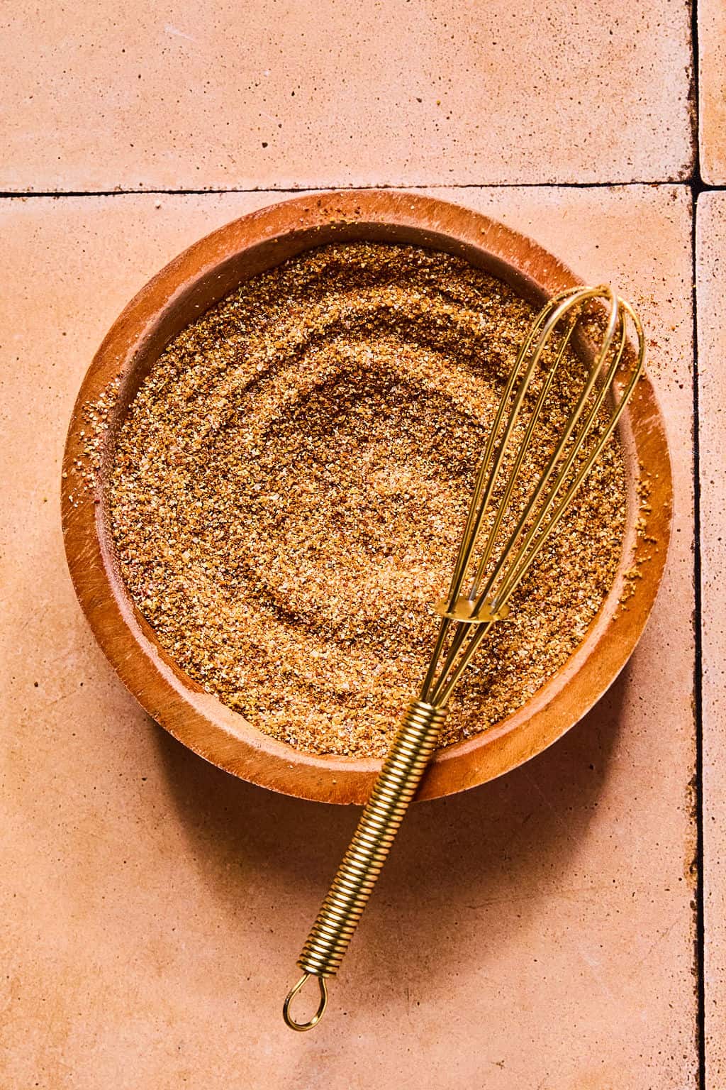fajita seasoning whisked in a small bowl.