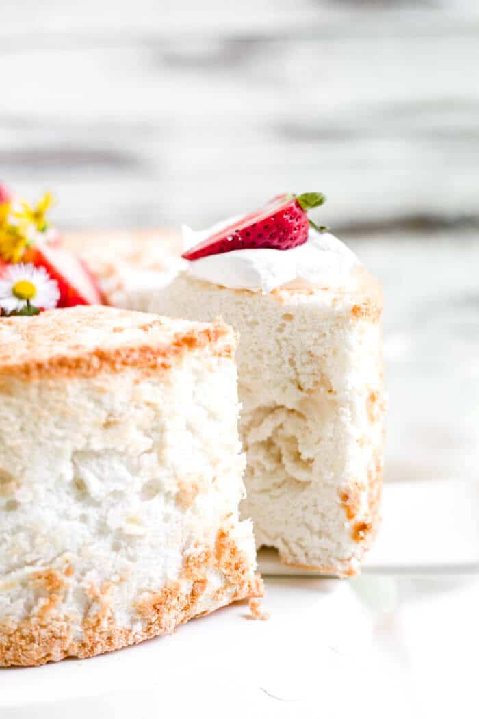 Gluten Free Angel Food Cake Light Fluffy What Molly Made