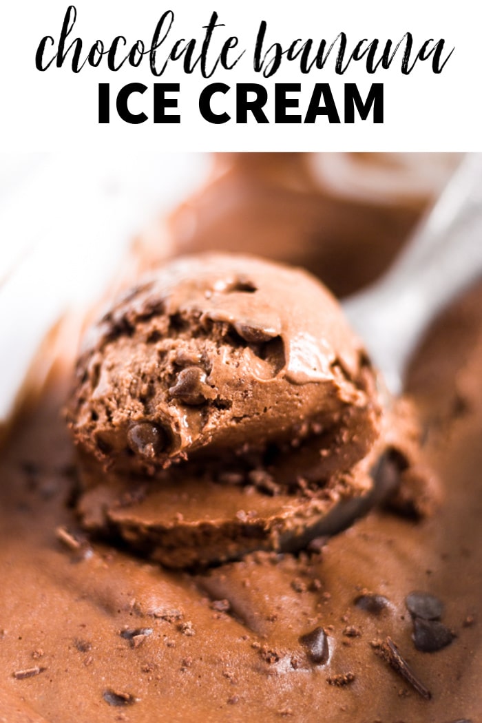 Vegan Chocolate Banana Ice Cream | What Molly Made